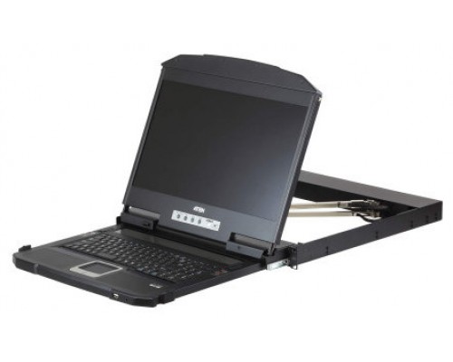 ATEN CL3800NW consola de rack 47 cm (18.5") 1920 x 1080 Pixeles Metal, Plástico Negro 1U