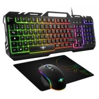 PACK SPIRIT OF GAMER PRO-MK5 TECLADO+RATON+ALFOMBRILLA (FRANCES)-Desprecintado