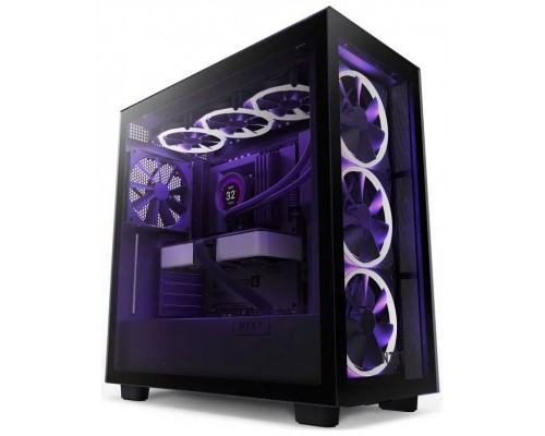 CAJA ATX SEMITORRE NZXT H7 ELITE RGB NEGRA CRISTAL