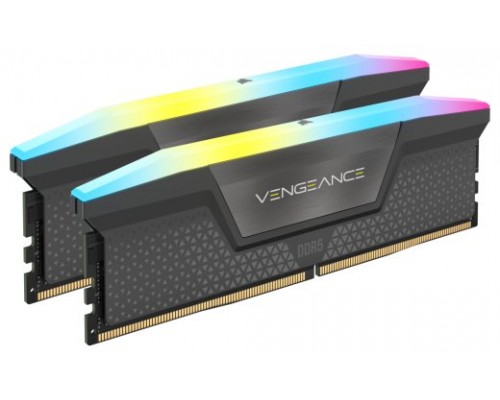 MEMORIA CORSAIR DDR5 32GB 2X16GB PC5600 VENGEANCE RGB CMH32GX5M2B5600Z36K