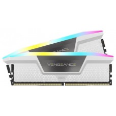 MEMORIA CORSAIR DDR5 32GB 2X16GB PC6000 VENGEANCE RGB BLANCA CMH32GX5M2B6000Z30W