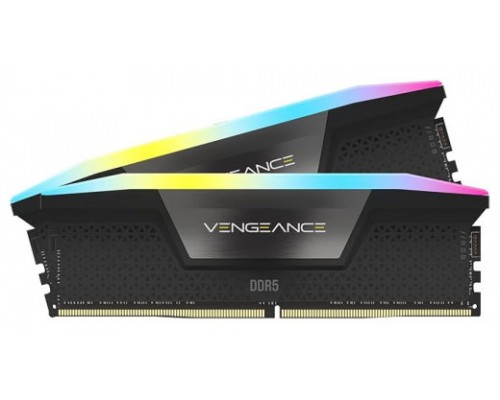 MEMORIA CORSAIR DDR5 32GB 2X16GB PC6000 VENGEANCE RGB CMH32GX5M2B6000Z38