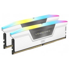 MEMORIA CORSAIR DDR5 32GB 2X16GB PC6000 VENGEANCE RGB BLANCA CMH32GX5M2E6000Z36W