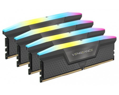 MEMORIA CORSAIR DDR5 64GB 4X16GB PC5600 VENGEANCE RGB CMH64GX5M4B5600Z36