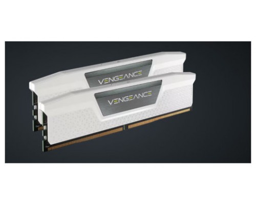 MEMORIA CORSAIR DDR5 32GB 2X16GB PC5600 VENGEANCE BLANCA CMK32GX5M2B5600C40W