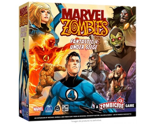 Juego mesa marvel zombies: fantastic 4