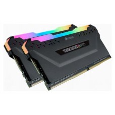 DDR4 32 GB(2X16KIT) 3200 VENGEANCE PRO BLACK RGB LED CORSAIR (Espera 4 dias)