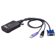 ATEN CN800-AT interruptor KVM Negro, Púrpura