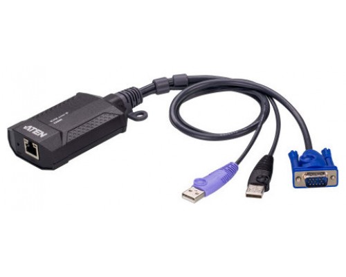 ATEN CN800-AT interruptor KVM Negro, Púrpura