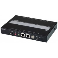 Aten 1 switch KVM a través de IP DisplayPort 4K de un solo puerto para acceso a recurso compartido local/remoto