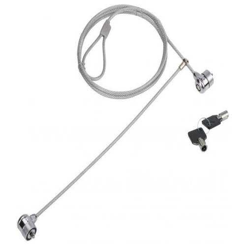 Cable seguridad portatiles 1.5m conceptronic doble-MR3 Cable seguridad portatiles 1.5m conceptronic doble