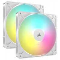 Corsair RS140 ARGB Carcasa del ordenador Ventilador 14 cm Blanco 2 pieza(s)