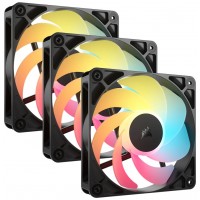 Corsair RS120-R ARGB Carcasa del ordenador Ventilador 12 cm Negro 3 pieza(s)
