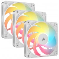 VENTILADOR AUXILIAR RS120R A-RGB 120MM WHITE TRIPLE PACK CORSAIR (Espera 4 dias)-9SX VENTILADOR AUXILIAR RS120R A-RGB 120MM WHITE TRIPLE PACK CORSAIR (Espera 4 dias)