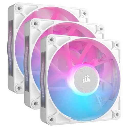 VENTILADOR AUXILIAR RX120 ICUE LINK RGB 120MM WHITE TRIPLE PACK CORSAIR (Espera 4 dias)