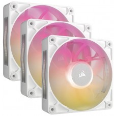 VENTILADOR CAJA CORSAIR RX RGB MAX Series, iCUE LINK RX120 RGB MAX White, 120mm RGB Fan, Triple Fan Kit CO-9051038-WW