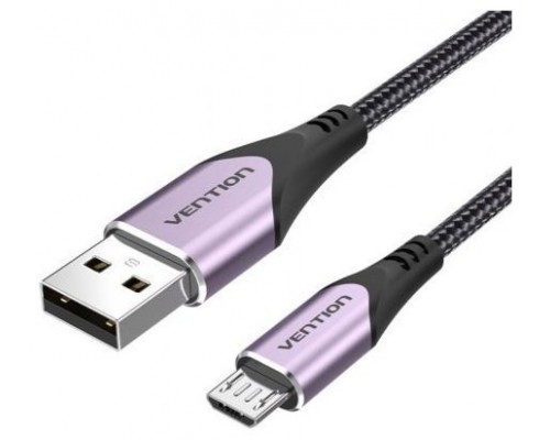 CABLE USB 2.0 A MICRO USB M-M 1.5 M PURPURA VENTION (Espera 4 dias)