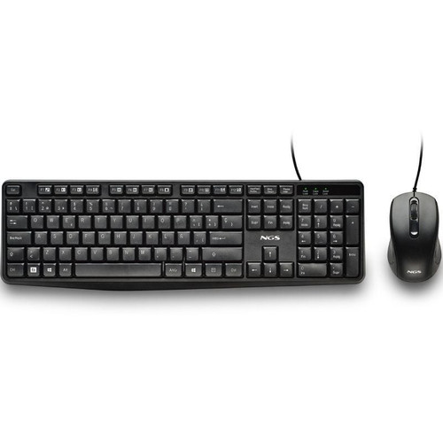 NGS COCOA KIT V2 teclado Ratón incluido Universal USB QWERTY Español Negro-MR2 NGS COCOA KIT V2 teclado Ratón incluido Universal USB QWERTY Español Negro