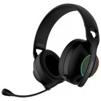 HEADSET BLUETOOTH COOLBOX WB01 RGB NEGRO BT 5.4 2.4GHz