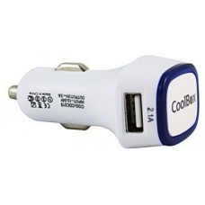 CARGADOR  USB COOLBOX COCHE 2USB 1A/2,1A 3100mA