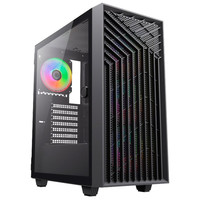 CAJA ATX COOLBOX GA300 GRID LINE ARGB CRISTAL TEMPLADO
