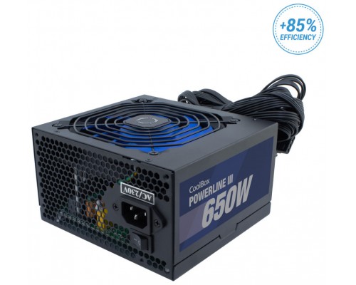 FUENTE ALIMENTACION 650W COOLBOX POWERLINE3 PFC-ACTIVO