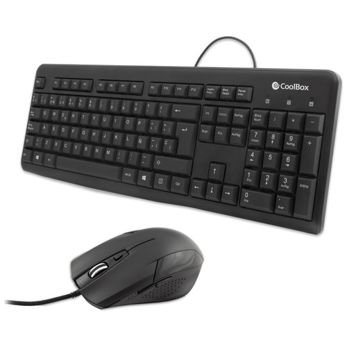 TECLADO COOLBOX USB KIT TECLADO+RATON COO-KTR-01U-CN1 TECLADO COOLBOX USB KIT TECLADO+RATON COO-KTR-01U