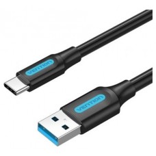 CABLE USB-A 3.0 A USB-C 1 M NEGRO VENTION (Espera 4 dias)