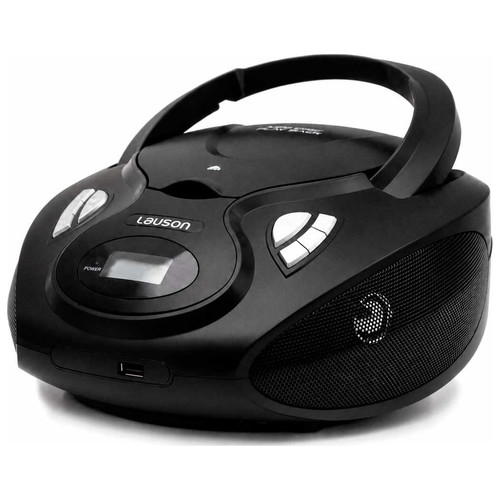 LAUSON CP735 NEGRO / REPRODUCTOR RADIO CD CON ALTAVOCES INCORPORADOS