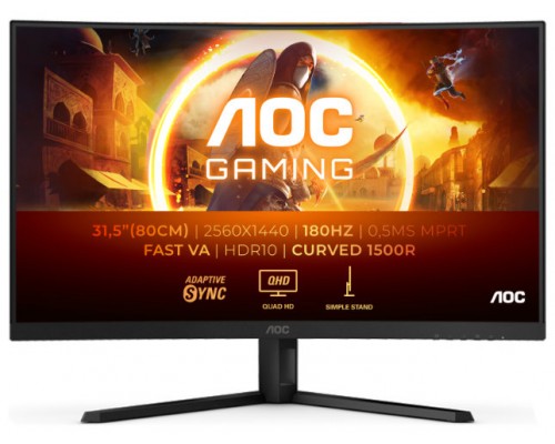 MONITOR GAMING LED 31.5  AOC CURVO CQ32G4VE