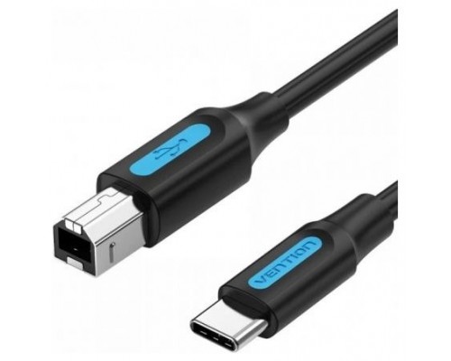 CABLE USB 2.0 IMPRESORA TIPO USB A/M USB-C/M 1.5 M NEGRO VENTION (Espera 4 dias)