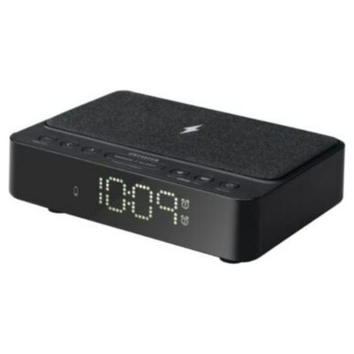 RADIO DESPERTADOR AIWA CR-30BK CARGA INALAMBRICA 5W-DN6 RADIO DESPERTADOR AIWA CR-30BK CARGA INALAMBRICA 5W