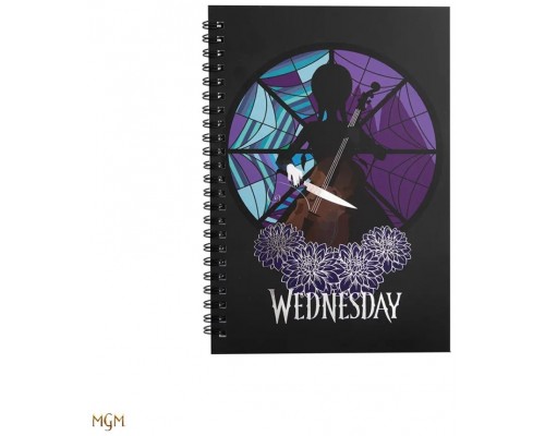 Libreta cinereplicas wednesday addams -  miercoles