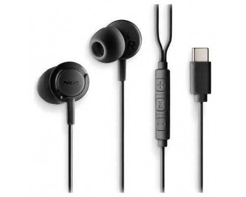 AURICULARES NGS CROSS STEP BK