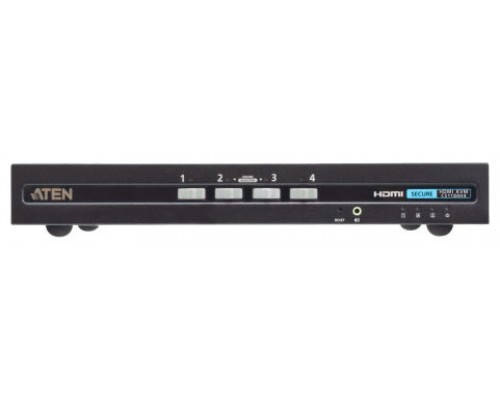 ATEN Switch KVM de seguridad avanzada HDMI USB de 4 puertos (compatible con PSD PP v4.0)