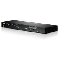 Aten CS1708A interruptor KVM Montaje en rack Negro