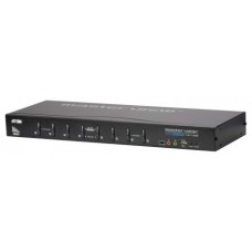 ATEN SWITCH 8-PORT USB DVI KVM WITH USB PERIPHERAL SUPPORT, AUDIO AND BROADCAST MODE (CS1768-ATA-G)