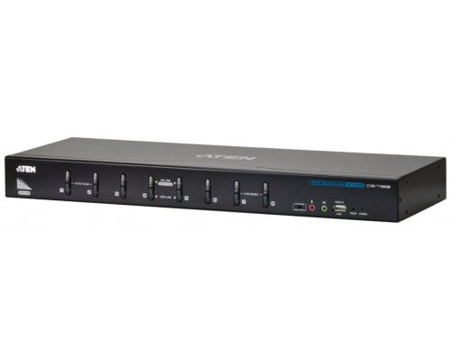 ATEN Switch KVM DVI/Audio dual link USB de 8 puertos