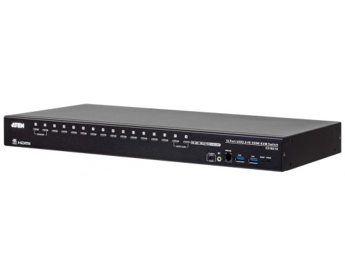 Aten Switch KVM HDMI 4K USB 3.0 de 16 puertos