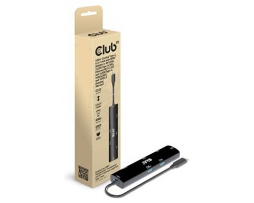 HUB USB4 CLUB3D GEN3X2 TIPO-C 6  EN 1