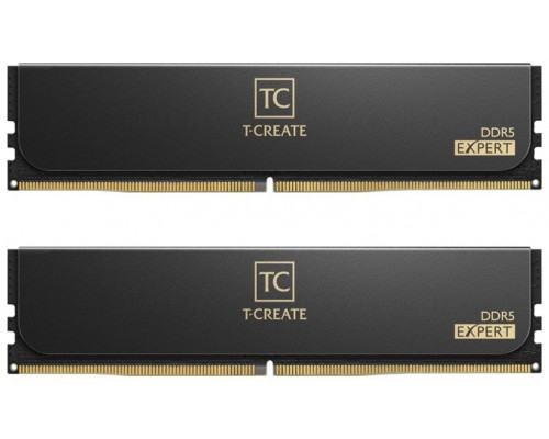 DDR5 TEAMGROUP T-CREATE EXPERT 24GBx2 7200 NEGRO CL34-42-42-84 1.4V-DI45 DDR5 TEAMGROUP T-CREATE EXPERT 24GBx2 7200 NEGRO CL34-42-42-84 1.4V