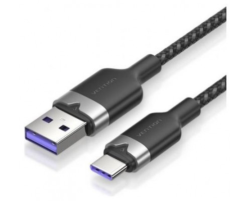 CABLE USB-A A USB-C M-M 1 M NEGRO VENTION (Espera 4 dias)