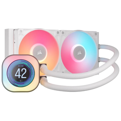 REFRIGERACION LIQUIDA ICUE LINK TITAN 240 RX LCD AIO WHITE CORSAIR (Espera 4 dias)-SX54 REFRIGERACION LIQUIDA ICUE LINK TITAN 240 RX LCD AIO WHITE CORSAIR (Espera 4 dias)