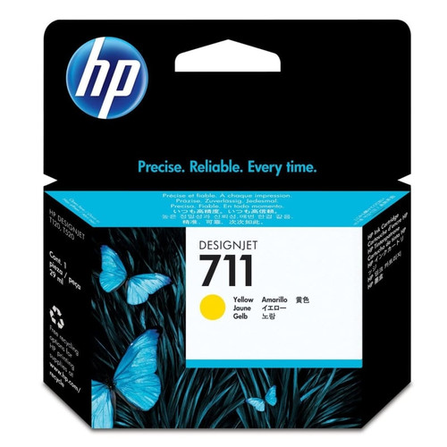 HP 711 CARTUCHO DE TINTA HP711 AMARILLO (CZ132A)-MR7 HP 711 CARTUCHO DE TINTA HP711 AMARILLO (CZ132A)