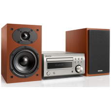DENON DM-41 SILVER + CEREZA / MICROCADENA 60W CON ALTAVOCES