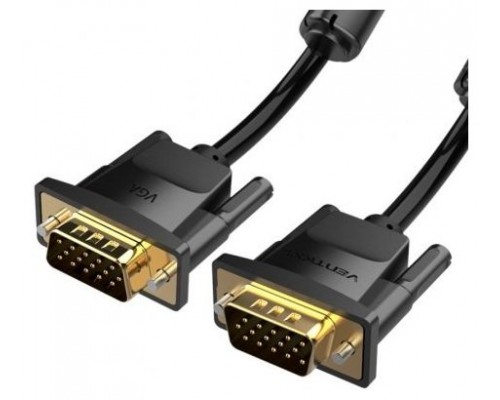 CABLE VGA M-M 10 M NEGRO VENTION (Espera 4 dias)