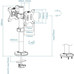 SOPORTE DE MESA TOOQ DB1132TN-B PARA 2 PANTALLAS