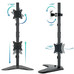 SOPORTE DE MESA CON BASE TOOQ DB1703TNV-B PARA 1