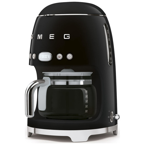 SMEG DRIP COFFEE MAKER 50´STYLE BLACK DCF02BLEU-RO29 SMEG DRIP COFFEE MAKER 50´STYLE BLACK DCF02BLEU