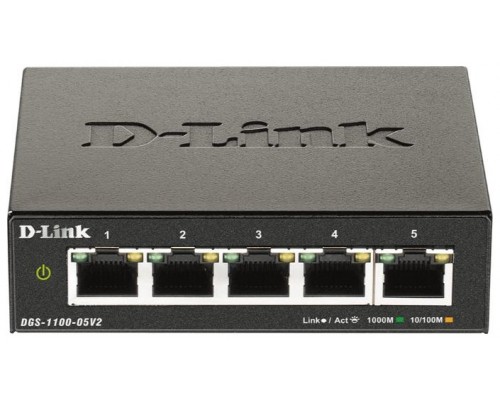 Switch Semigestionable D-link Dgs-1100-05v2 5p Giga No